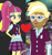 Size: 629x675 | Tagged: safe, edit, edited screencap, screencap, sour sweet, trenderhoof, equestria girls, g4, my little pony equestria girls: friendship games, female, male, shipping, shipping domino, sourhoof, straight