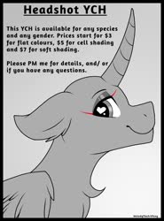 Size: 741x1000 | Tagged: safe, artist:melodytheartpony, oc, any gender, any species, bust, commission, cute, heart eyes, portrait, wingding eyes, your character here