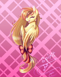 Size: 1900x2400 | Tagged: safe, artist:celes-969, oc, oc only, oc:alice, oc:alice goldenfeather, pegasus, pony, present, sketch, solo