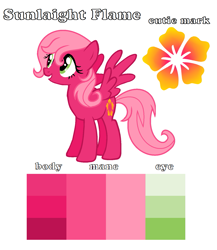 Size: 1405x1619 | Tagged: safe, artist:soarindash10, oc, oc only, pony, base used, color palette, cutie mark, next generation, offspring, parent:big macintosh, parent:fluttershy, parents:fluttermac, solo