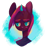Size: 1280x1423 | Tagged: safe, artist:yuyusunshine, tempest shadow, anthro, g4, bust, crystal horn, cute, female, horn, portrait, simple background, solo, tempest gets her horn back, tempestbetes, transparent background