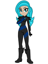 Size: 3375x4500 | Tagged: safe, artist:avatarmicheru, oc, oc:elementa shine, equestria girls, g4, base used, cassandra (tangled), clothes, cosplay, costume, female, simple background, solo, tangled: the series, transparent background