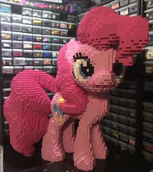 Size: 1829x2047 | Tagged: safe, artist:mc_survival_man, pinkie pie, pony, g4, irl, lego, photo, solo