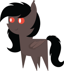 Size: 5226x5835 | Tagged: safe, artist:tikibat, derpibooru exclusive, oc, oc only, oc:choco, bat pony, pony, bat pony oc, bat wings, ear fluff, female, mare, membranous wings, simple background, slit pupils, solo, transparent background, wings