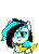 Size: 300x420 | Tagged: safe, artist:nukepony360, oc, oc only, oc:prototype v, android, pony, robot, robot pony, animated, ask, ask the prototypes, banana, disappointed, food, pixel art, simple background, solo, white background