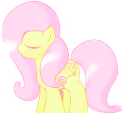 Size: 8200x7559 | Tagged: safe, artist:interrupter, fluttershy, pegasus, pony, g4, female, simple background, solo