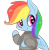 Size: 862x879 | Tagged: dead source, safe, artist:pegacornss, rainbow dash, pegasus, pony, g4, clothes, cute, female, heart eyes, mare, simple background, solo, starry eyes, sweater, transparent background, wingding eyes