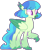 Size: 1240x1464 | Tagged: safe, artist:kurosawakuro, oc, oc only, classical hippogriff, hippogriff, base used, female, interspecies offspring, magical lesbian spawn, offspring, outline, parent:princess skystar, parent:rainbow dash, parents:dashstar, simple background, solo, transparent background