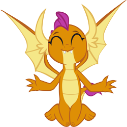 Size: 5964x5935 | Tagged: safe, artist:memnoch, smolder, dragon, g4, cute, dragoness, female, show accurate, simple background, smolderbetes, solo, transparent background, vector