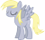 Size: 7114x6463 | Tagged: safe, artist:wissle, derpy hooves, pegasus, pony, friendship is magic, g4, absurd resolution, eyes closed, female, mare, simple background, solo, spread wings, transparent background, vector, wings