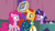 Size: 1920x1080 | Tagged: safe, screencap, pinkie pie, sunburst, twilight sparkle, alicorn, earth pony, pony, unicorn, a trivial pursuit, g4, my little pony: friendship is magic, bell, book, female, male, mare, messy mane, stallion, twilight sparkle (alicorn)