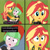 Size: 2500x2500 | Tagged: safe, artist:lms1872, drama letter, sunset shimmer, watermelody, equestria girls, g4, background human, beret, black shirt, bobcut, canterlot high, classroom, comic, female, hat, high res, humor, joke, lockers, meme, missing accessory, parody, road to el dorado, the road to el dorado