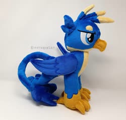 Size: 1500x1429 | Tagged: safe, artist:hipsterowlet, gallus, griffon, g4, irl, photo, plushie, solo