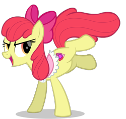 Size: 1197x1126 | Tagged: safe, artist:thunder-blur, apple bloom, earth pony, pony, g4, clothes, female, goldie delicious' shawl, mare, older, older apple bloom, shawl, simple background, solo, transparent background