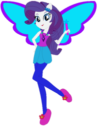 Size: 468x597 | Tagged: safe, artist:selenaede, artist:user15432, rarity, fairy, human, equestria girls, g4, artificial wings, augmented, barely eqg related, base used, clothes, crossover, element of generosity, fairy tale, fairy wings, fairyized, flower, good fairy, humanized, jewelry, magic, magic wand, magic wings, necklace, ponied up, purple wings, shoes, sleeping beauty, solo, wand, winged humanization, wings