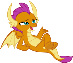 Size: 6887x6001 | Tagged: safe, artist:memnoch, smolder, dragon, g4, what lies beneath, dragoness, female, simple background, solo, transparent background, vector