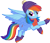 Size: 7187x6178 | Tagged: safe, artist:cyanlightning, rainbow dash, pegasus, pony, g4, .svg available, absurd resolution, clothes, cute, dashabetes, dress, female, flying, lidded eyes, looking at you, mare, scarf, simple background, smiling, solo, spread wings, transparent background, vector, wings, winter outfit
