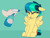 Size: 1069x820 | Tagged: safe, artist:shinodage, edit, oc, oc only, oc:apogee, human, pegasus, pony, apogee getting sprayed, bad pony, behaving like a bird, chest fluff, cute, diageetes, disembodied hand, eyes closed, female, filly, floppy ears, fluffy, green background, hand, mare, nostrils edit, offscreen character, simple background, solo focus, spray bottle, this will end in jail time, wet