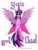 Size: 720x937 | Tagged: safe, alternate version, artist:texasuberalles, twilight sparkle, alicorn, pony, g4, colored hooves, cutie mark background, dock, female, flying, frog (hoof), looking at you, mare, positive ponies, simple background, solo, twilight sparkle (alicorn), underhoof, white background, you got this