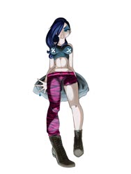 Size: 768x1024 | Tagged: safe, oc, oc only, oc:kylie west, human, female, goth, humanized, solo