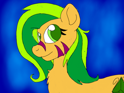 Size: 1024x768 | Tagged: safe, oc, oc:emerald dream, earth pony, pony, mane styling, new mane style