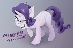 Size: 1954x1279 | Tagged: safe, artist:xbi, derpibooru exclusive, mean rarity, pony, unicorn, g4, the mean 6, angry, clone, dialogue, faic, female, gradient background, greedy, mine, solo