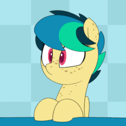 Size: 500x500 | Tagged: safe, artist:shinodage, edit, editor:spookitty, oc, oc only, oc:apogee, pegasus, pony, :|, animated, colored pupils, cute, diageetes, emotional spectrum, eye shimmer, female, filly, floppy ears, freckles, frown, glare, grin, happy, leaning, lidded eyes, mare, nostrils edit, ocbetes, sad, shinodage is trying to murder us, smiling, smooth as butter, solo, spread wings, squee, unamused, varying degrees of want, weapons-grade cute, wings