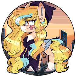Size: 3000x3000 | Tagged: safe, artist:jxst-starly, oc, oc only, oc:sundance, pegasus, pony, birthday gift, city, digital art, female, high res, simple background, solo, sunrise, transparent background