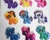 Size: 340x270 | Tagged: safe, applejack, cheerilee, fluttershy, lyra heartstrings, pinkie pie, rainbow dash, rarity, trixie, twilight sparkle, g4, female, filly, filly applejack, filly cheerilee, filly fluttershy, filly lyra, filly pinkie pie, filly rainbow dash, filly rarity, filly trixie, filly twilight sparkle, perler beads, younger