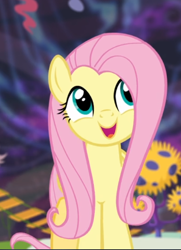 Size: 504x697 | Tagged: safe, screencap, fluttershy, pegasus, pony, discordant harmony, g4, cropped, cute, female, mare, open mouth, shyabetes, solo