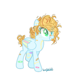 Size: 1000x1000 | Tagged: safe, artist:mlpsportybubbles, oc, oc only, pegasus, pony, female, magical lesbian spawn, mare, offspring, parent:rainbow dash, parent:sunset shimmer, parents:sunsetdash, simple background, solo, transparent background