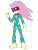 Size: 1200x1600 | Tagged: safe, artist:ferrokiva, fluttershy, saddle rager, equestria girls, g4, clothes, female, flutterhulk, power ponies, simple background, solo, torn clothes, transparent background