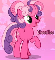 Size: 1733x1888 | Tagged: safe, artist:pigeorgien, cheerilee (g3), earth pony, pony, g3, g3.5, g4, cute, female, g3 cheeribetes, g3 to g4, g3.5 to g4, generation leap, mare, pigeorgien is trying to murder us, redesign, solo
