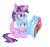 Size: 1280x1205 | Tagged: safe, artist:sion, edit, trixie, twilight sparkle, alicorn, pony, unicorn, g4, book, female, lesbian, mare, reading, ship:twixie, shipping, simple background, transparent background, twilight sparkle (alicorn), vector