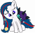 Size: 3317x3088 | Tagged: safe, alternate version, artist:poniidesu, oc, oc only, oc:nyx, alicorn, earth pony, pony, alicorn oc, cute, duo, earth, eyebrows, fanfic art, female, filly, high res, horn, hurricane, looking at you, loss (meme), mare, mare in the moon, moon, nyxabetes, raised eyebrow, shooting star, simple background, sitting, stars, sun, transparent background