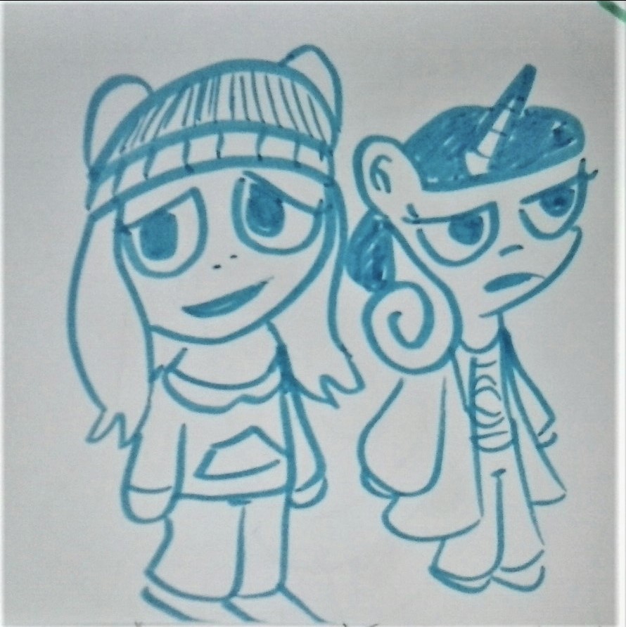 #2266583 - safe, artist:dex stewart, bon bon, lyra heartstrings ...