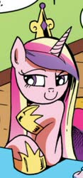 Size: 486x1035 | Tagged: safe, artist:andypriceart, idw, official comic, princess cadance, alicorn, pony, g4, neigh anything, spoiler:comic12, bedroom eyes