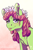 Size: 1181x1772 | Tagged: safe, artist:inuhoshi-to-darkpen, tree hugger, earth pony, pony, g4, :p, blushing, cheek fluff, chest fluff, cute, ear fluff, female, flower, flower in hair, fluffy, huggerbetes, leg fluff, lidded eyes, looking at you, mare, patreon, solo, tongue out