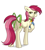 Size: 2130x2388 | Tagged: safe, artist:chibadeer, roseluck, earth pony, pony, g4, :i, behaving like a cat, bow, butt, chest fluff, collar, commissioner:doom9454, cute, ear fluff, fangs, featureless crotch, female, fluffy, high res, leg fluff, mare, pet collar, pet tag, plot, pony pet, ribbon, rosabetes, rosebutt, rosepet, scrunchy face, simple background, solo, tail bow, white background, yarn, yarn ball