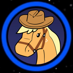 Size: 600x600 | Tagged: safe, artist:mkogwheel, applejack, horse, pony, g4, a lego pony that looks like applejack, applejack's hat, cowboy hat, female, hat, lego, lego pony, lego star wars, reins, solo, species swap