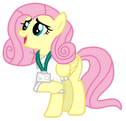 Size: 1146x1094 | Tagged: safe, artist:midnightmuffinda, fluttershy, pony, g4, alternate hairstyle, female, simple background, solo, transparent background