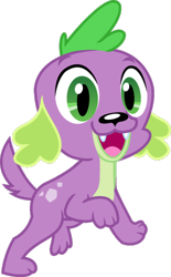 Size: 750x1211 | Tagged: safe, artist:sketchmcreations, edit, edited edit, editor:slayerbvc, vector edit, spike, spike the regular dog, dog, equestria girls, g4, accessory-less edit, cropped, male, missing accessory, simple background, solo, transparent background, vector