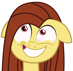 Size: 597x586 | Tagged: safe, artist:theironheart, oc, oc only, oc:iron heart, earth pony, pony, base used, bust, earth pony oc, female, grin, mare, simple background, smiling, solo, transparent background