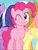 Size: 560x732 | Tagged: safe, screencap, applejack, fluttershy, pinkie pie, rarity, twilight sparkle, alicorn, earth pony, pegasus, pony, unicorn, fame and misfortune, g4, cropped, cute, diapinkes, female, mare, one eye closed, smiling, solo focus, twilight sparkle (alicorn), we're not flawless, wink