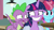 Size: 1920x1080 | Tagged: safe, screencap, cup cake, spike, twilight sparkle, alicorn, dragon, pony, a trivial pursuit, g4, my little pony: friendship is magic, bag, floppy ears, saddle bag, twilight sparkle (alicorn), winged spike, wings