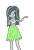 Size: 488x708 | Tagged: safe, artist:lucaspache, marble pie, equestria girls, bare legs, belly button, clothes, cute, female, grass skirt, hula, hula dance, marblebetes, midriff, shirt, simple background, skirt, solo, transparent background