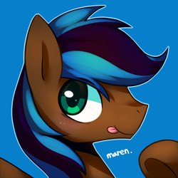 Size: 2200x2200 | Tagged: safe, artist:maren, oc, oc only, pony, bust, high res, portrait, solo