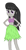 Size: 360x690 | Tagged: safe, artist:lucaspache, octavia melody, equestria girls, g4, bare legs, belly button, clothes, cute, female, grass skirt, hula, midriff, simple background, skirt, solo, tavibetes, white background