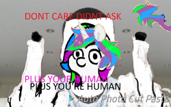 Size: 1080x674 | Tagged: safe, oc, oc:cake sparkle, 1000 hours in ms paint, meme, needs more jpeg