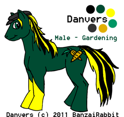 Size: 716x678 | Tagged: safe, artist:banzairabbit, artist:wolvenremorse, oc, oc only, oc:danvers, earth pony, pony, collaboration, earth pony oc, hat, male, reference sheet, simple background, solo, stallion, white background